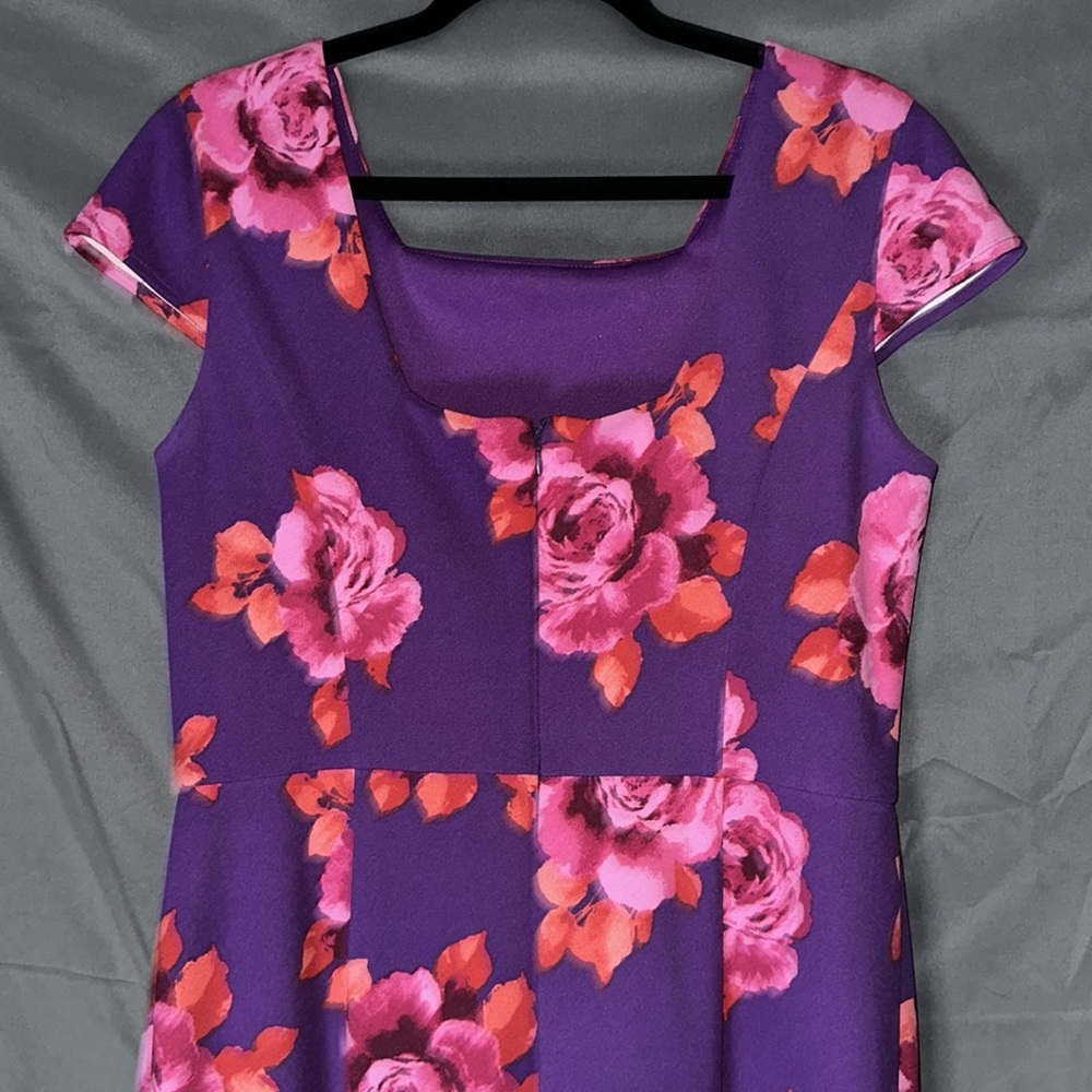 Purple floral dress - Picture 8 of 11